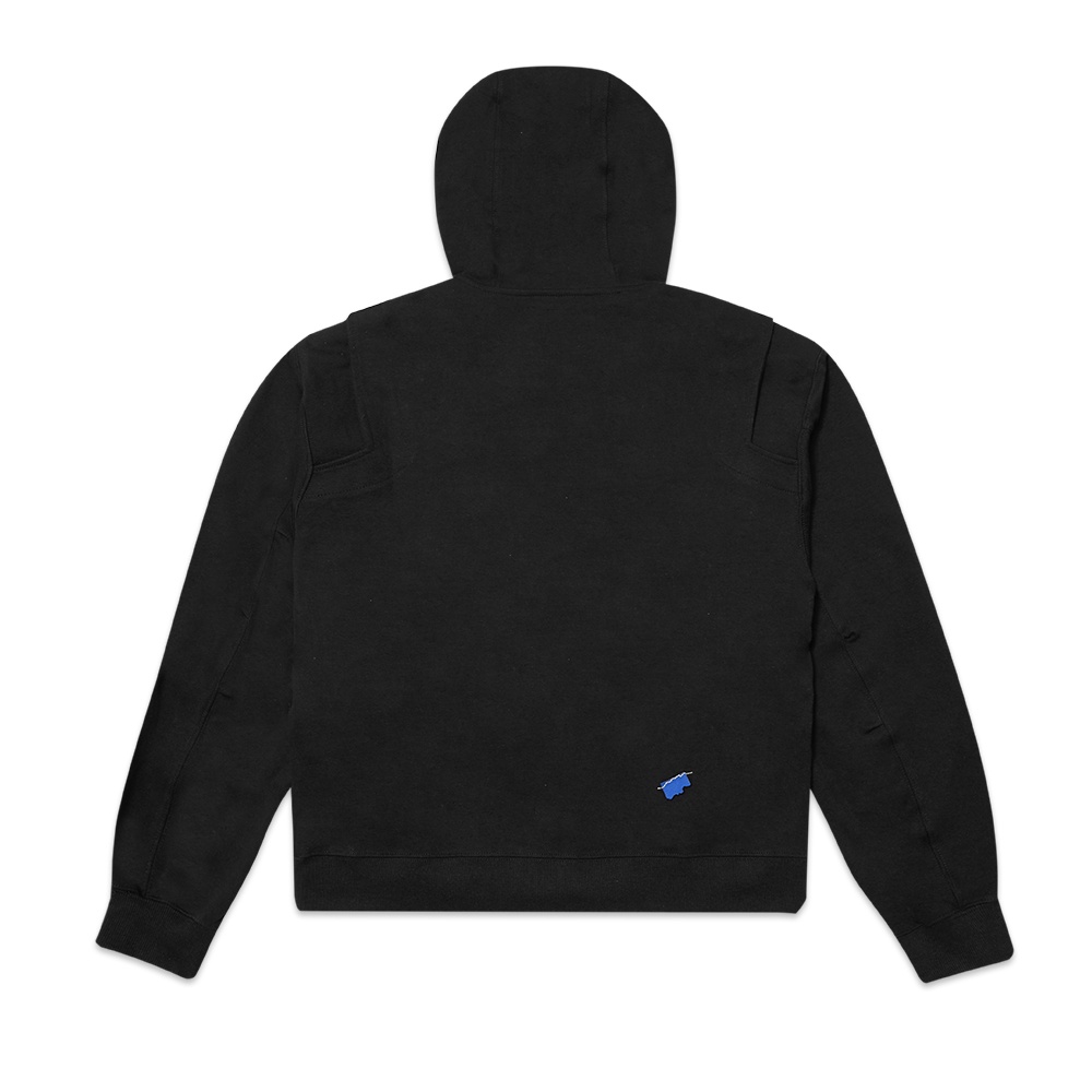 Ader Error Multi Sculpture Logo Jumper Hoodie Black