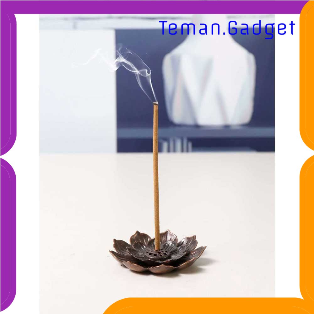 TG -  ART Yinuo Tempat Dupa Incense Stick Holder Desain Lotus - YN002