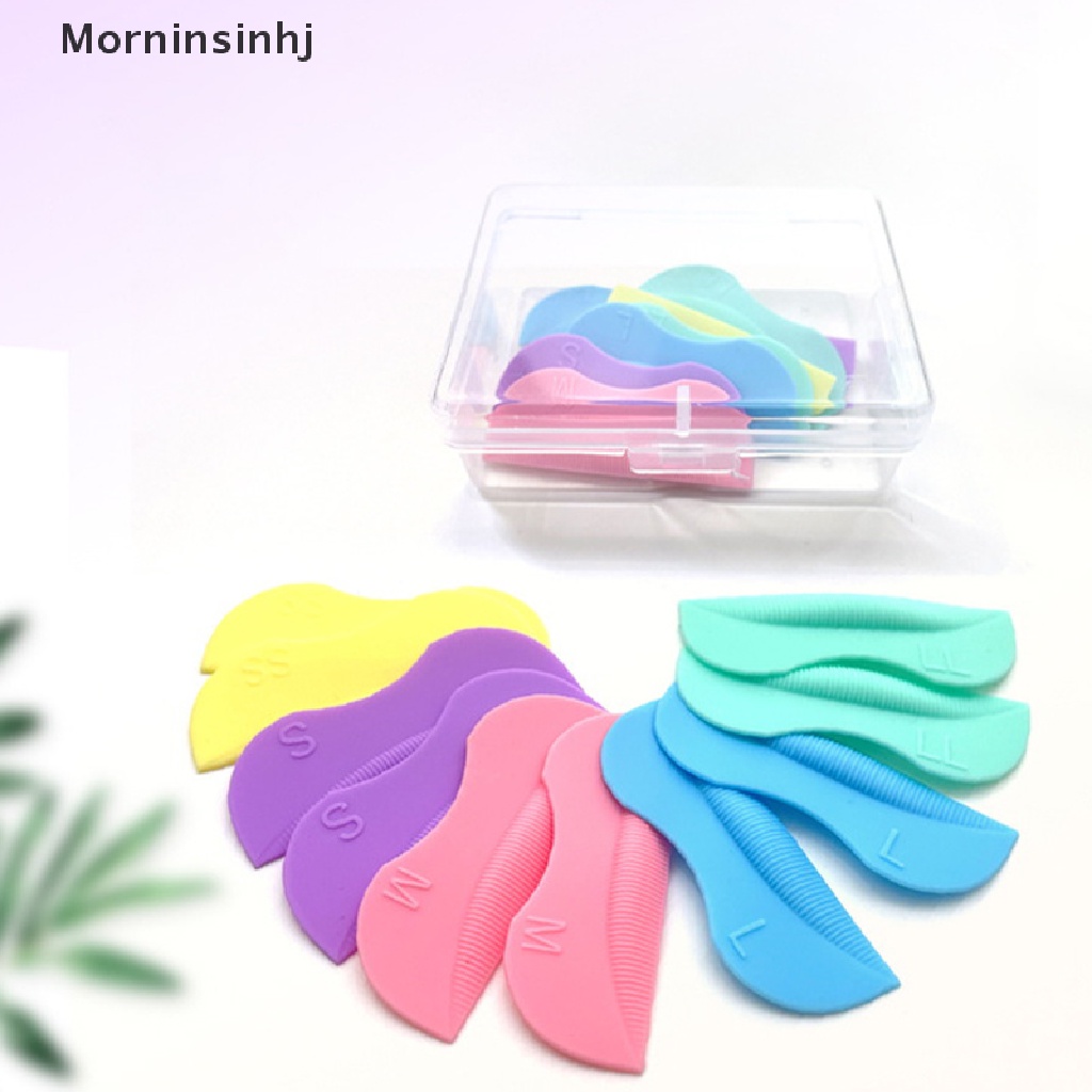 Mornin 5pasang Lash Lift Lifg Curlers Curl Silicone Shields Pads Multicolor Reusable id