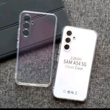 C/C- SILIKON CASE CASING COVER SOFTCASE BENING TRANSPARAN SAMSUNG A34 / SAMSUNG A54 NEW