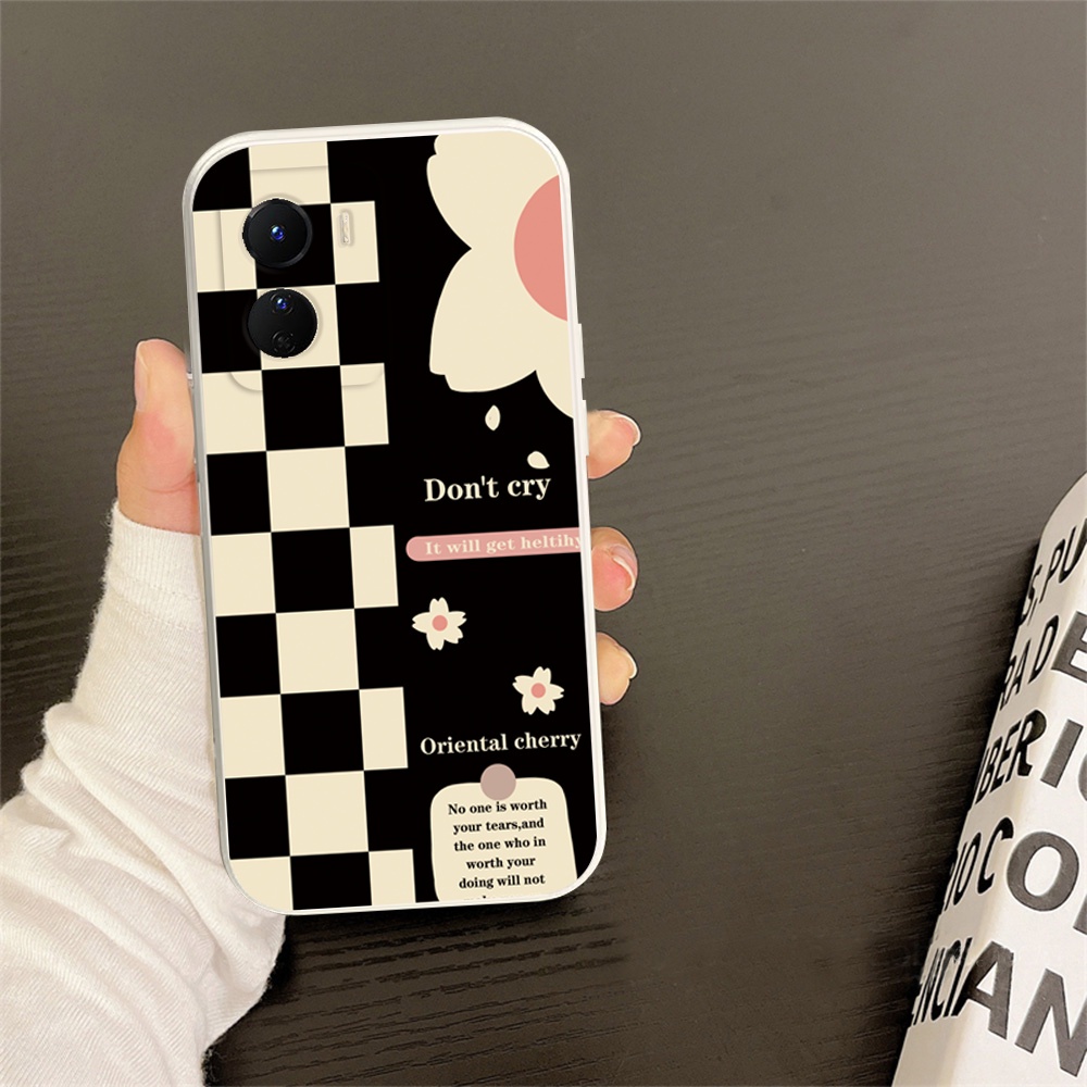 Kamera Full Cover Casing Redmi Note 12 11S 11 Pro Redmi 10C 10A 9C 9T 9A Note10 5G Note 10S Note9 Note8 Note7 Poco M3 Pro X3 Pro NFC Kotak-Kotak Bunga Soft Silicone Case Binteacase