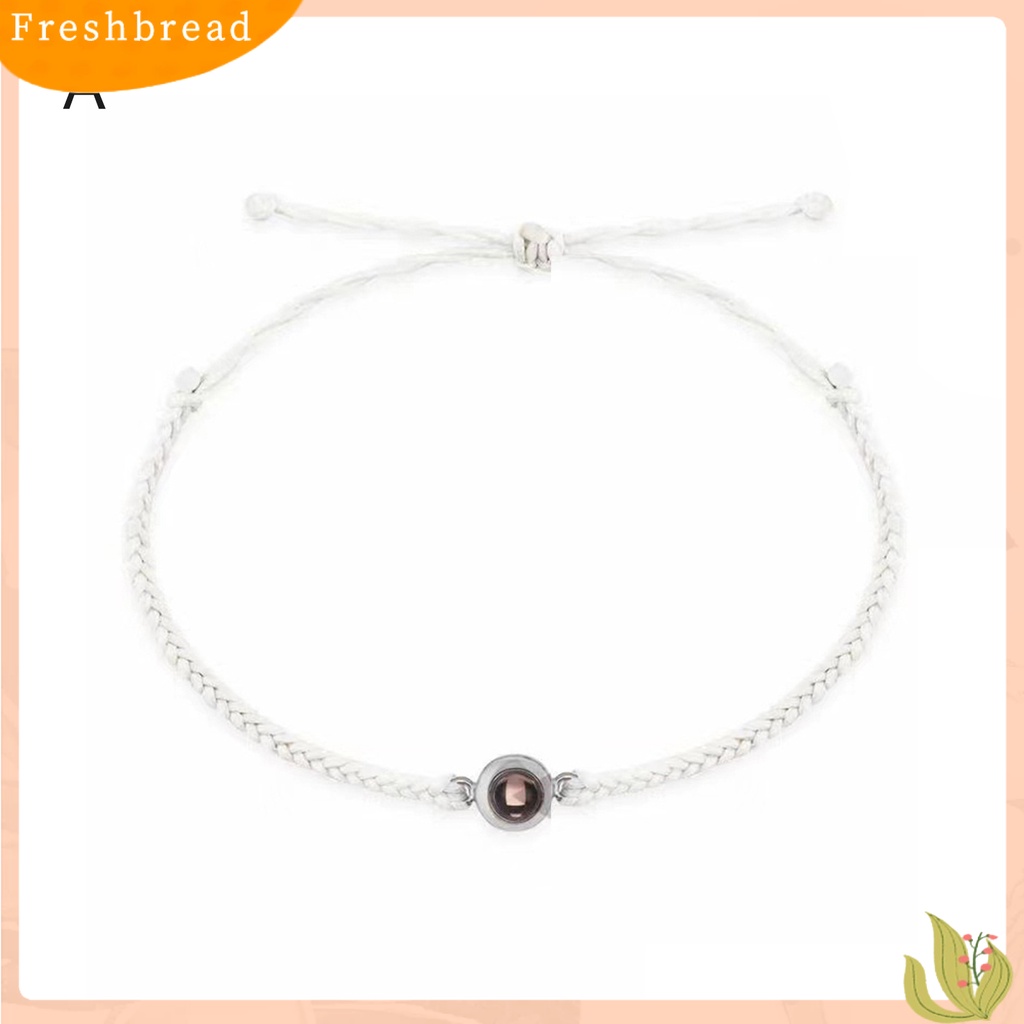 &lt; Freshbread &gt; Gelang Couple Braided Proyeksi Perhiasan Adjustable Braiding Rope Bracelet Untuk Pakaian Sehari-Hari