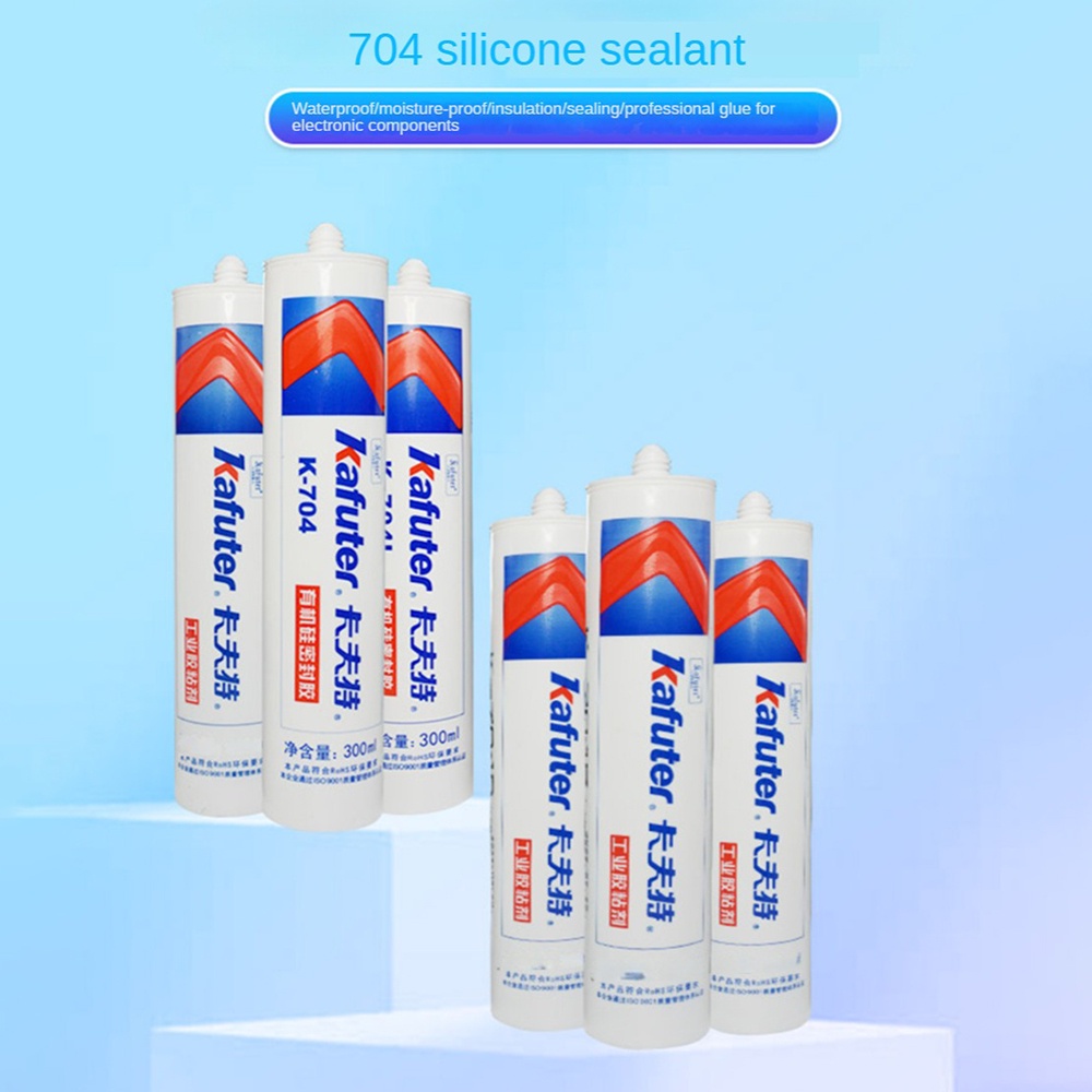 ღ K-704 Silikon Industri Lem Tahan Air dan Tahan Suhu Tinggi Elektronik Penyegelan Perekat Elektronik Silicone Gel Perekat 45G