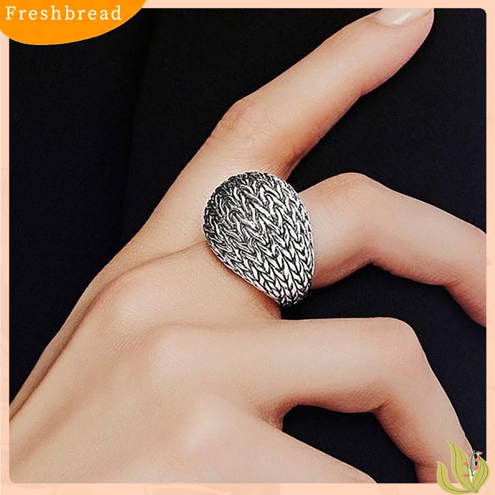 &lt; Freshbread &gt; Band Sarang Burung Punk Pria Wanita Perjamuan Cocktail Pesta Jari Cincin Hadiah Ulang Tahun