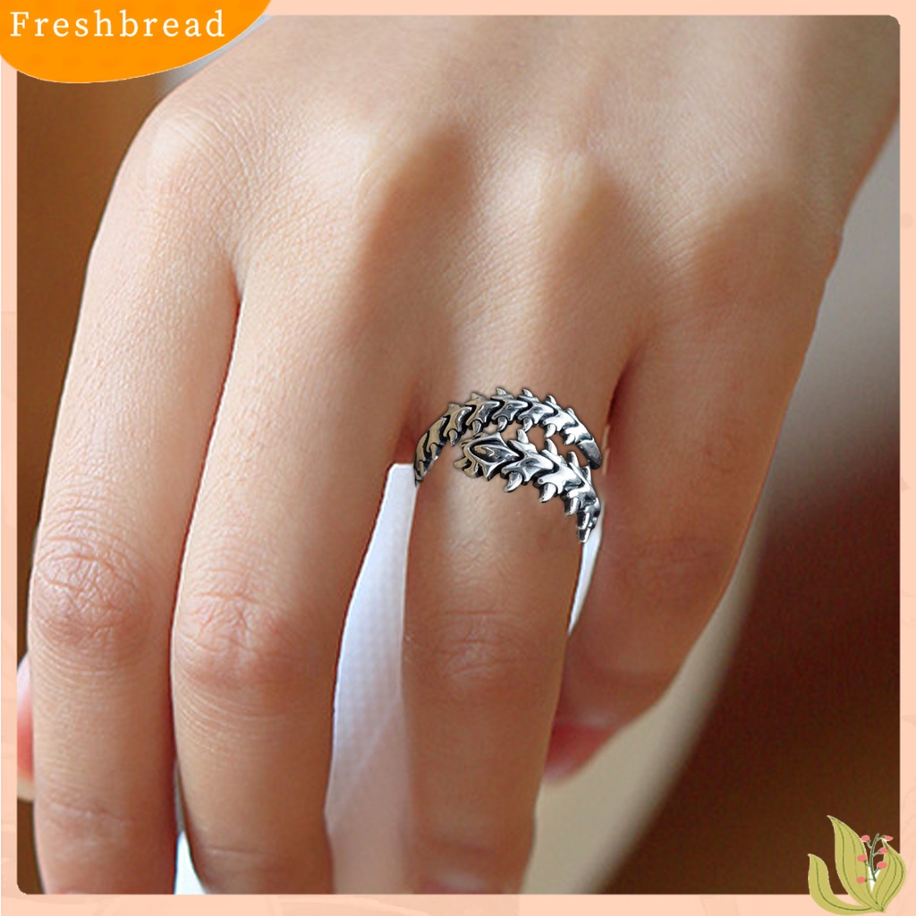 &lt; Freshbread &gt; Punk Adjustable Alloy Pria Cincin Chine Pasangan Pembukaan Cincin Perhiasan Aksesoris