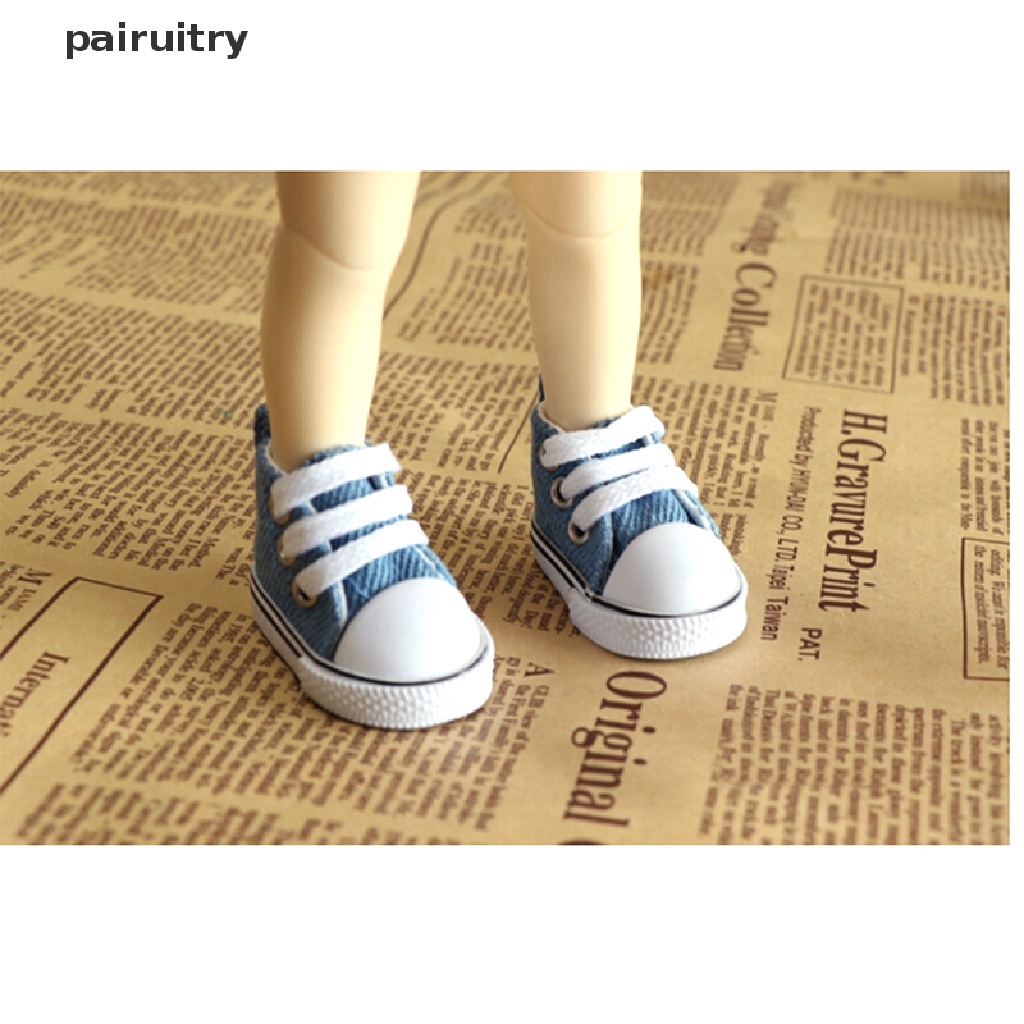 Sepatu Boneka PRT 5cm Sepatu Mainan Denim Kanvas1/6 Bjd Untuk Sneackers Boneka Rusia Sepatu Boneka 5cm Sepatu Sneakers Denim Untuk Boneka Bjd, Sepatu Mainan Mini Kanvas Denim Fashion1Per6 Bjd Untuk Boneka  Loyang Sekat 5cm