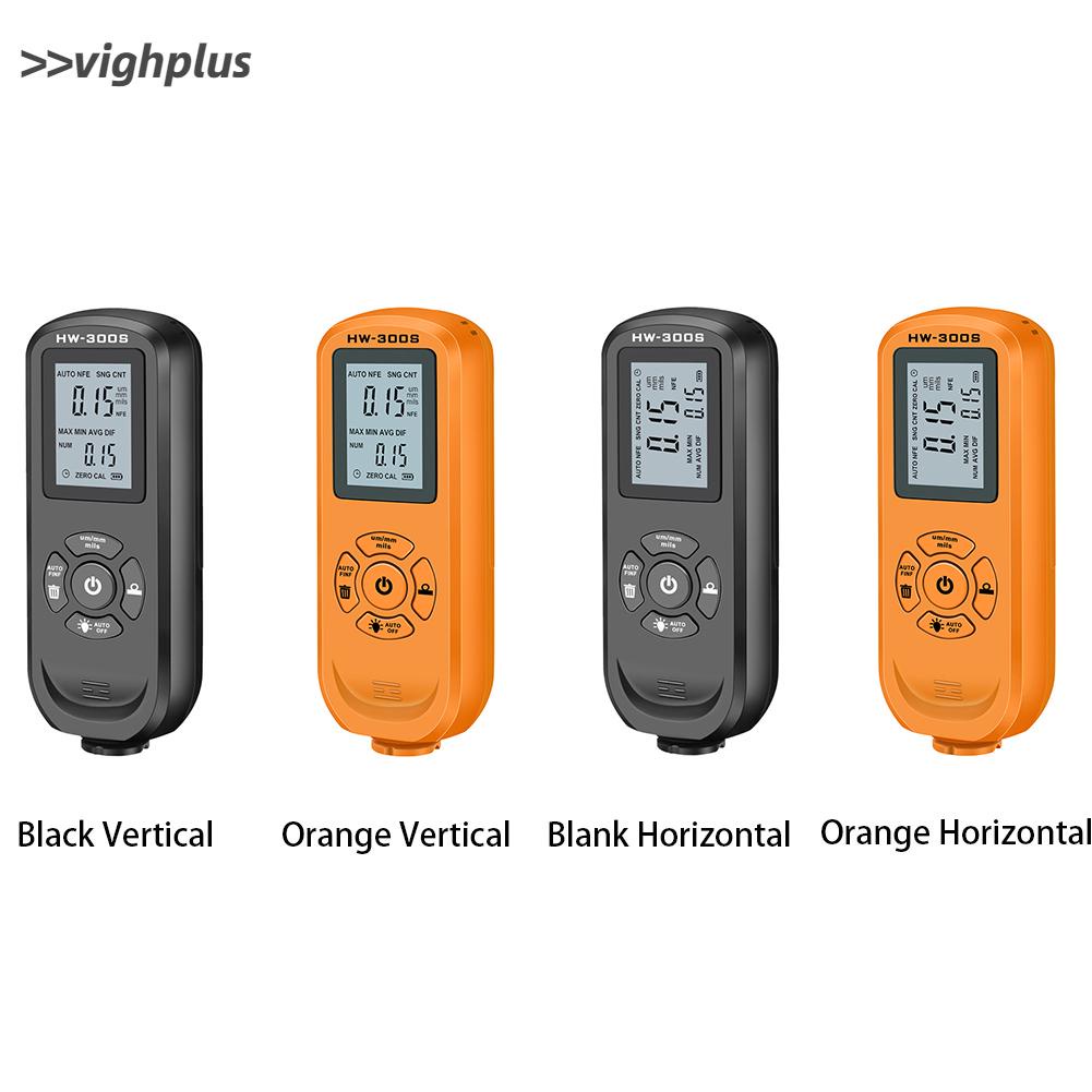 Hw-300s 0-2000um Pengukur Ketebalan Lapisan Cat Mobil Dengan LCD display