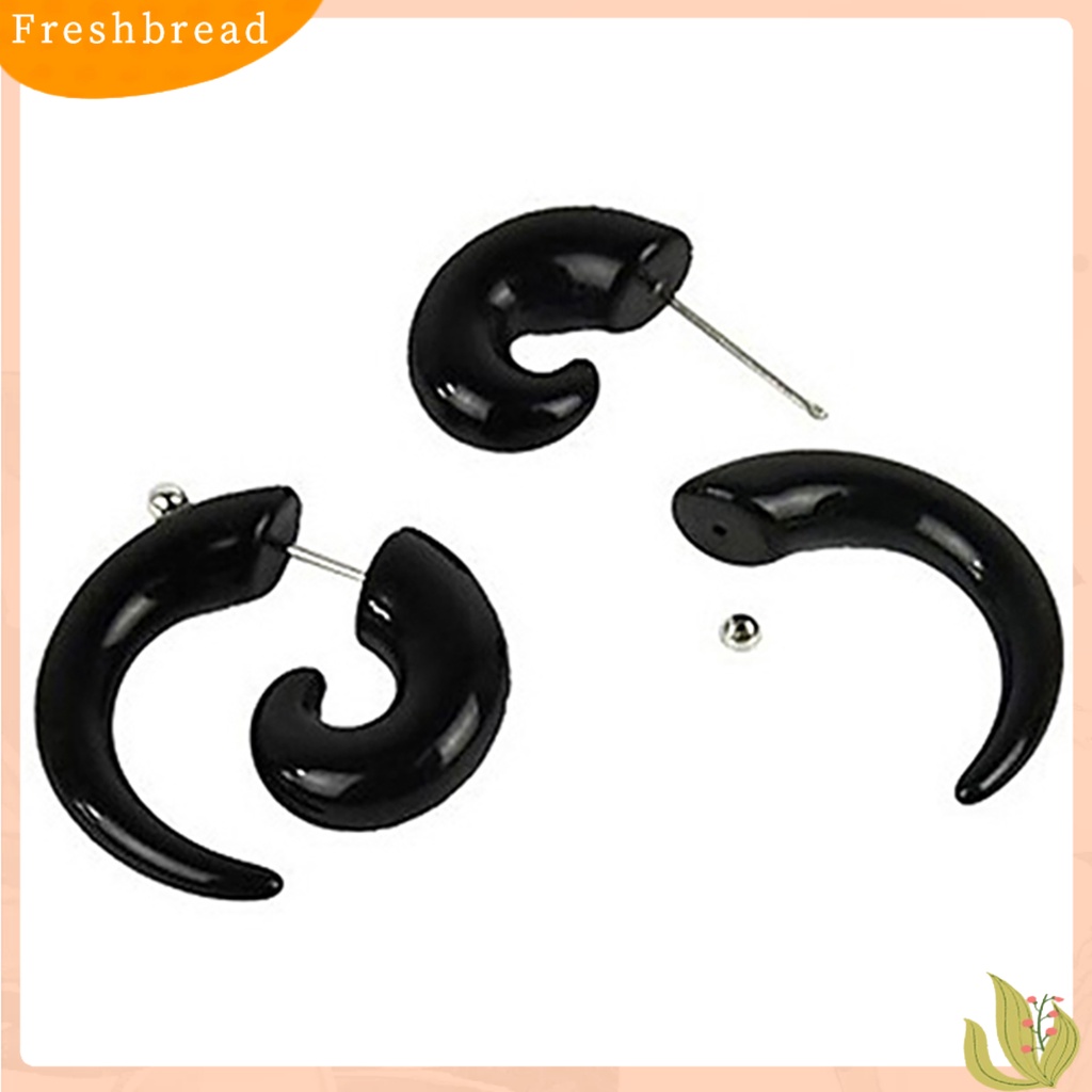 &lt; Freshbread &gt; Anting Fashion Stunning Gaya Punk Rock Unisex Kuku Telinga Motif Siput Untuk Salon