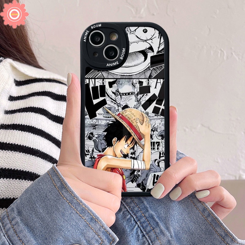 Casing Infinix Hot 10T 11s 9 10s11 10play Hot 10 Lite Note8 Smart5 6 Cute Luffy Trendy Kartun Anime One Piece Soft Case