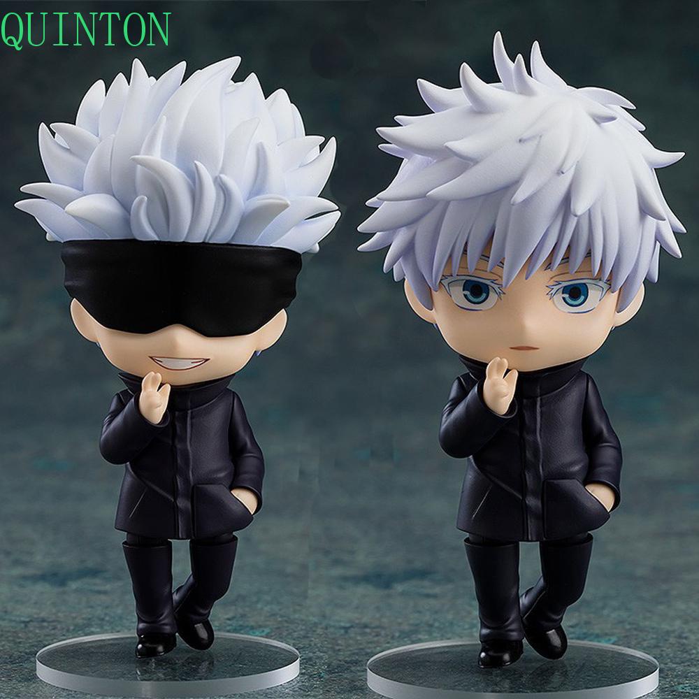 QUINTON Collectible Action Figure 11cm Gojo Satoru Jujutsu Kaisen Anime Figure Toys Megumi Nobara PVC Decoration Q Version
