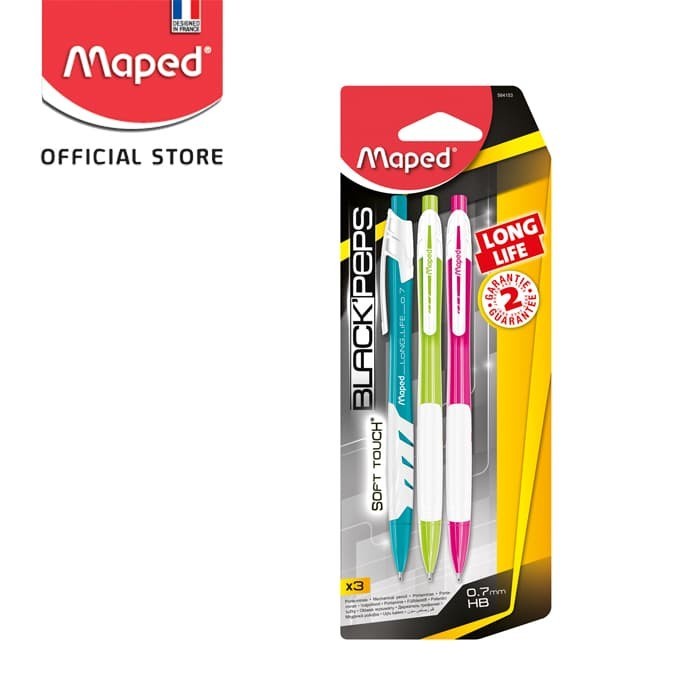 

Black Peps Long Life 0.7 Blue Assorted Colors Blister x3