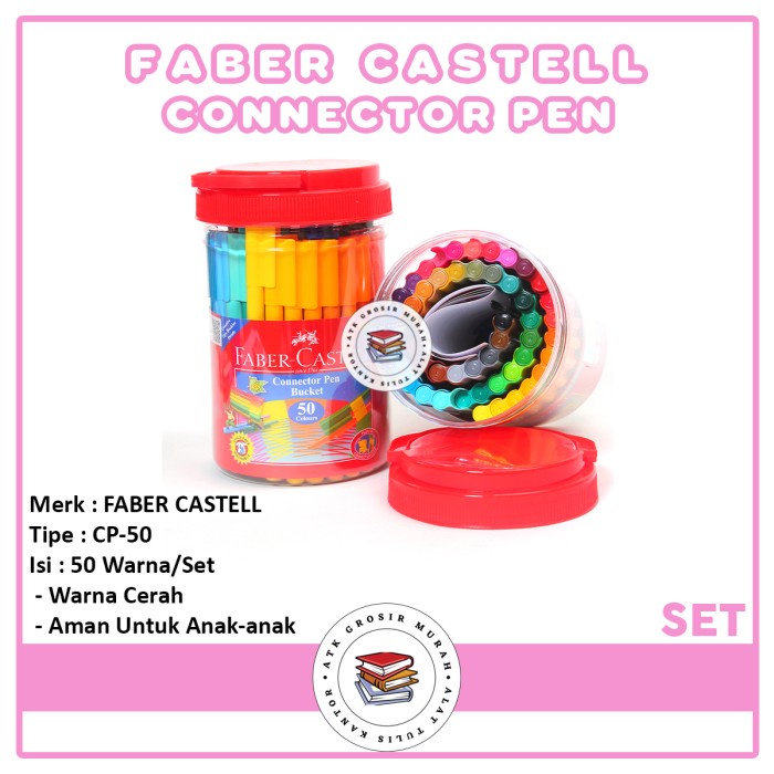 

FABER-CASTELL - Conecctor Pen 50 - Set
