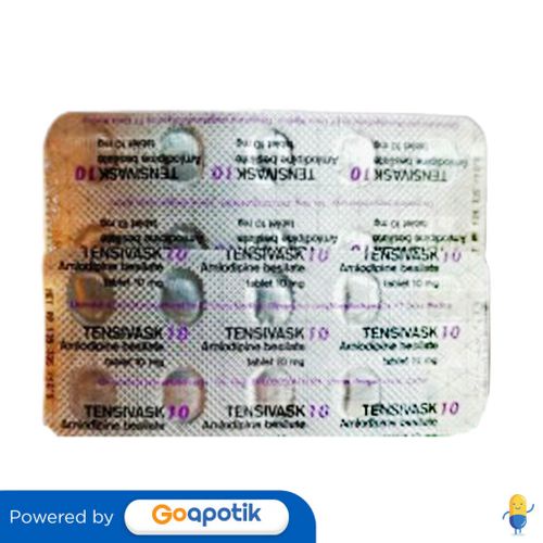 TENSIVASK 10 MG STRIP 10 TABLET