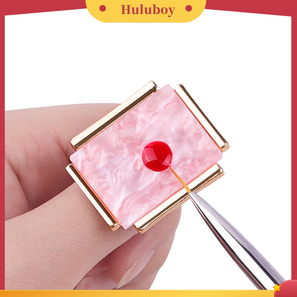 {In Stock} Wanita Mini Imitasi Shell Jari Nail Art Cincin Palette Manicure Makeup Alat