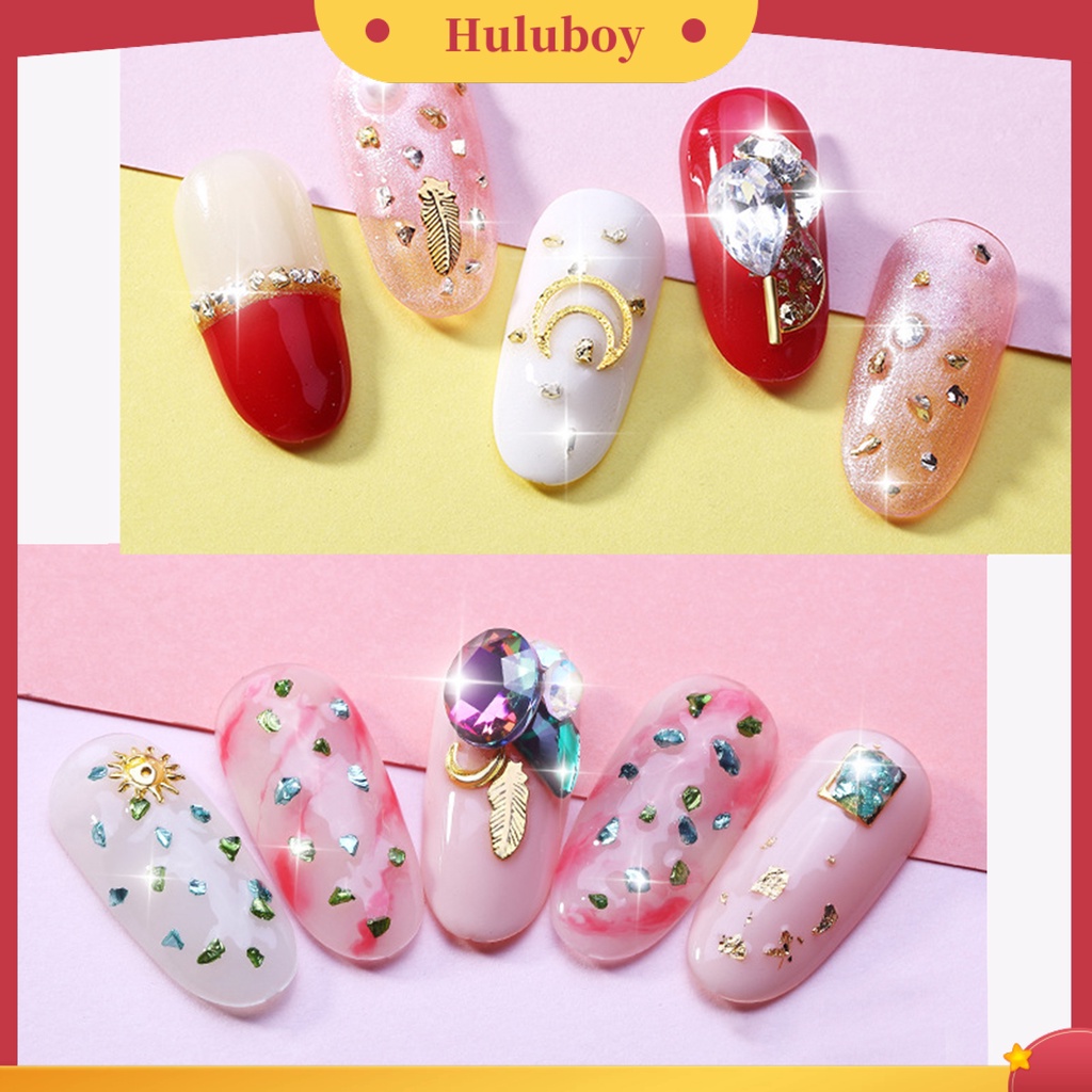 {In Stock} 1kotak Dekorasi Kuku Warna Cerah Permukaan Berkilau Resin 3D Dekorasi Nail Art Manik Longgar Mini Bubble Ball Decor Perlengkapan Kecantikan