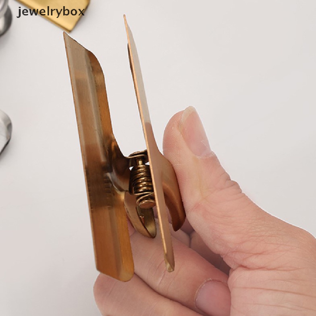 [jewelrybox] Stainless Steel Warna Makanan Ringan Lembab Bukti Sealing Klip Segar Menjaga Klip Butik