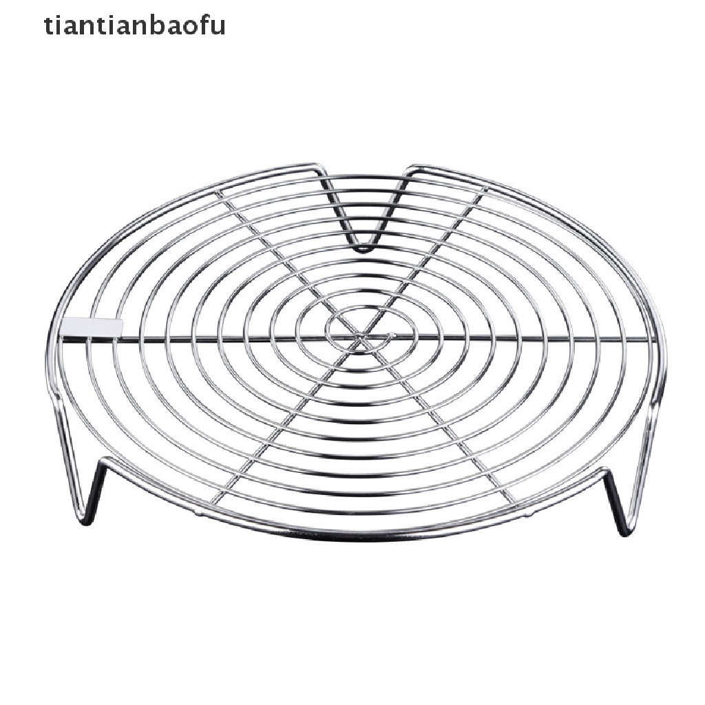 [tiantianbaofu] 1pc Stainless Steel Steamer Rack Tray Peralatan Makan Masak Berdiri Butik