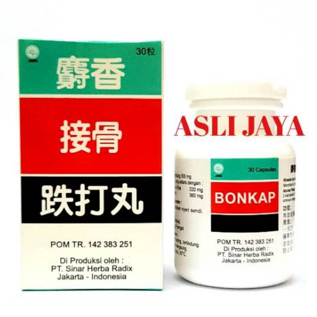 BONKAP (THE MUSK FRACTURE BONE JOINING PILL) - Obat Patah Tulang dan Nyeri Sendi ready stok