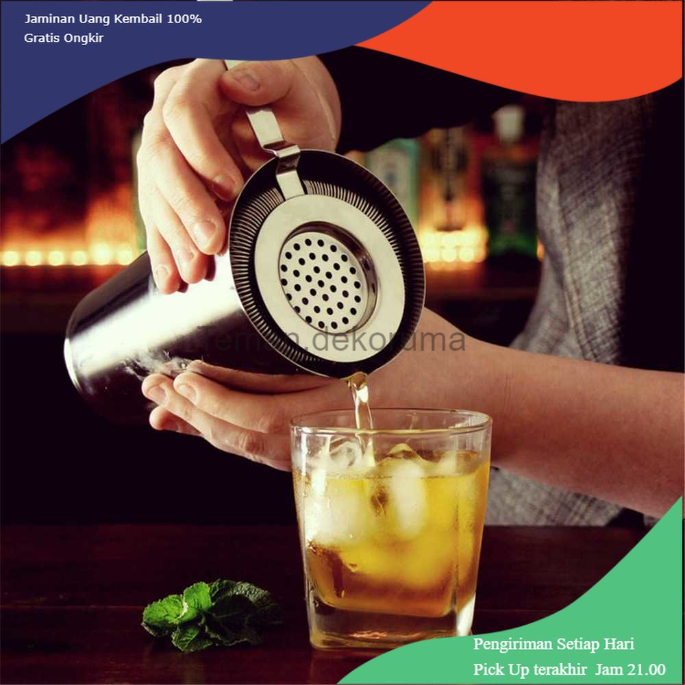 TD - DPR BARMAID BARWARE Cocktail Strainer Stainless Steel Bar Tools - BRW9