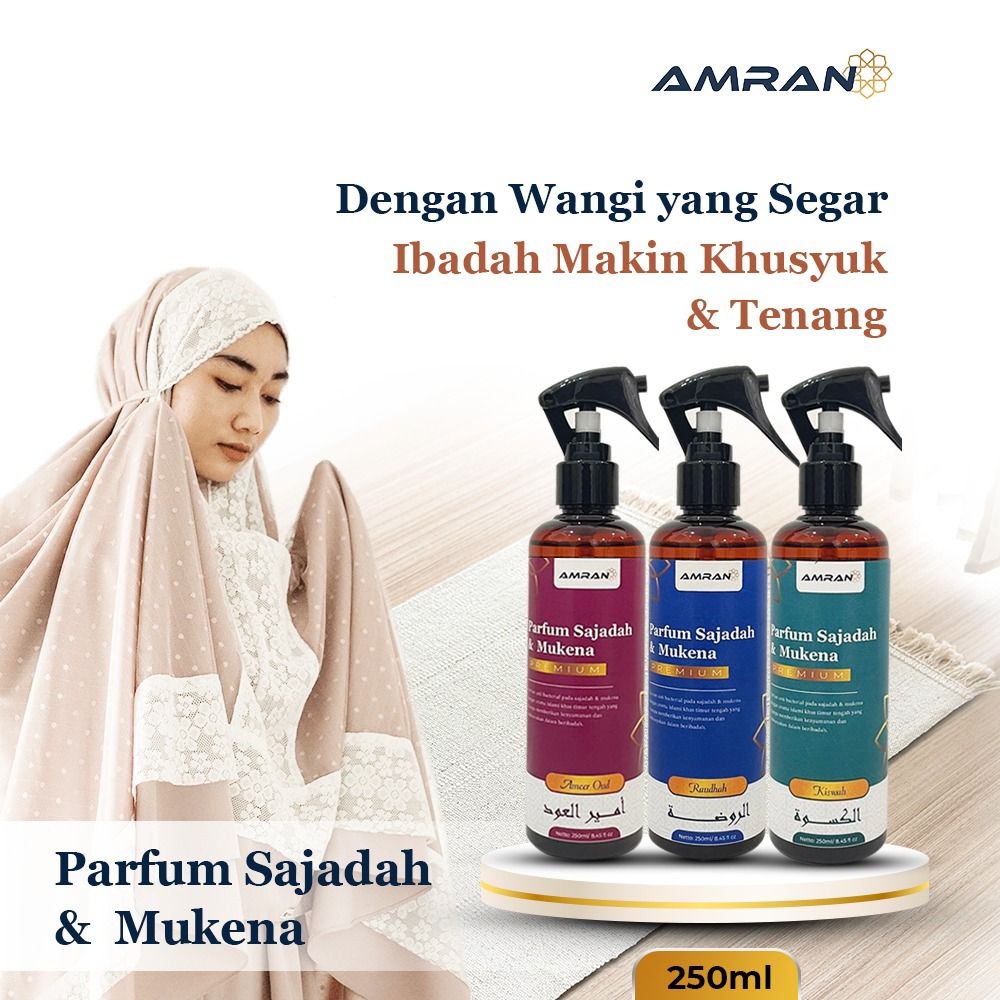 PARFUM MUKENA &amp; SAJADAH AMRAN AROMA PARFUM ARAB PREMIUM 250ml