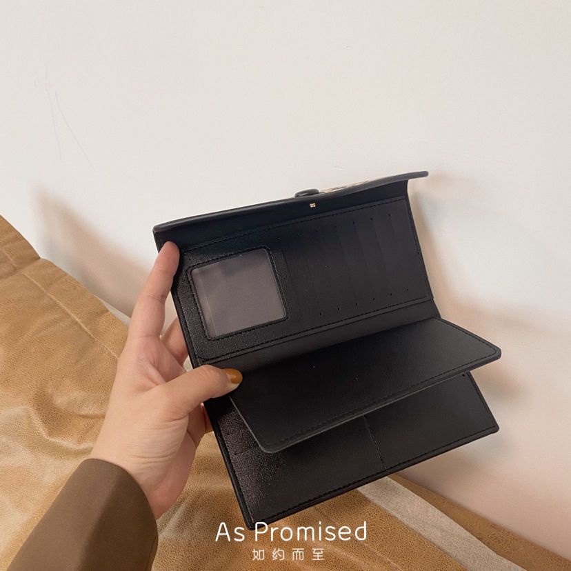 Sera Dompet Panjang Wanita Bagian 2022 Baru Nilai Tinggi Kapasitas Besar Kanvas Tipis Sederhana Multi-Kartu Koin dompet Kartu Tas Wanita