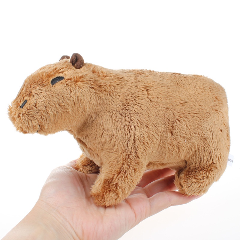 Simulasi Capybara Hewan Mainan Mewah Kawaii Capybara Peluche Boneka Lembut Boneka Hewan Mainan Ulang Tahun Anak