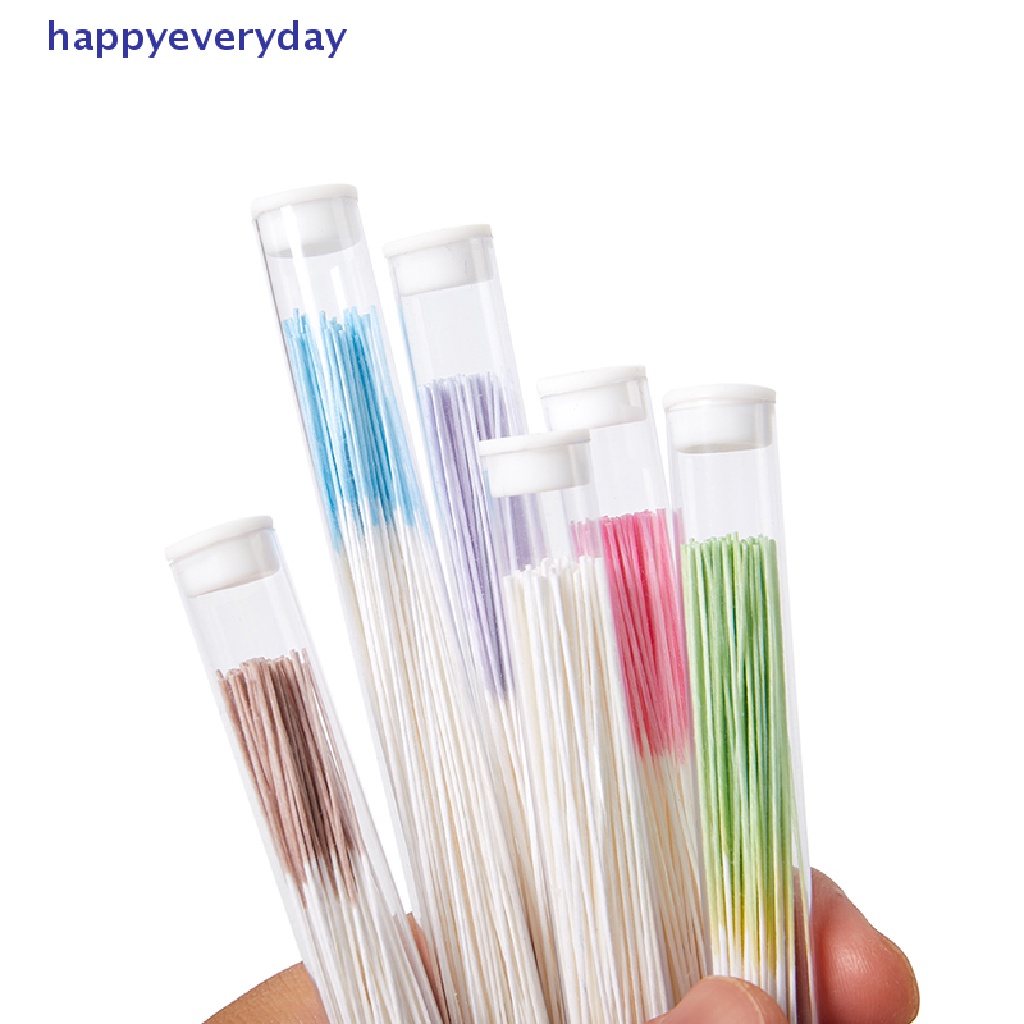 [happy] 60/70/160pcs Set Pembersih Telinga Grass Paper Floss Ear Hole Aftercare Tools [ID]