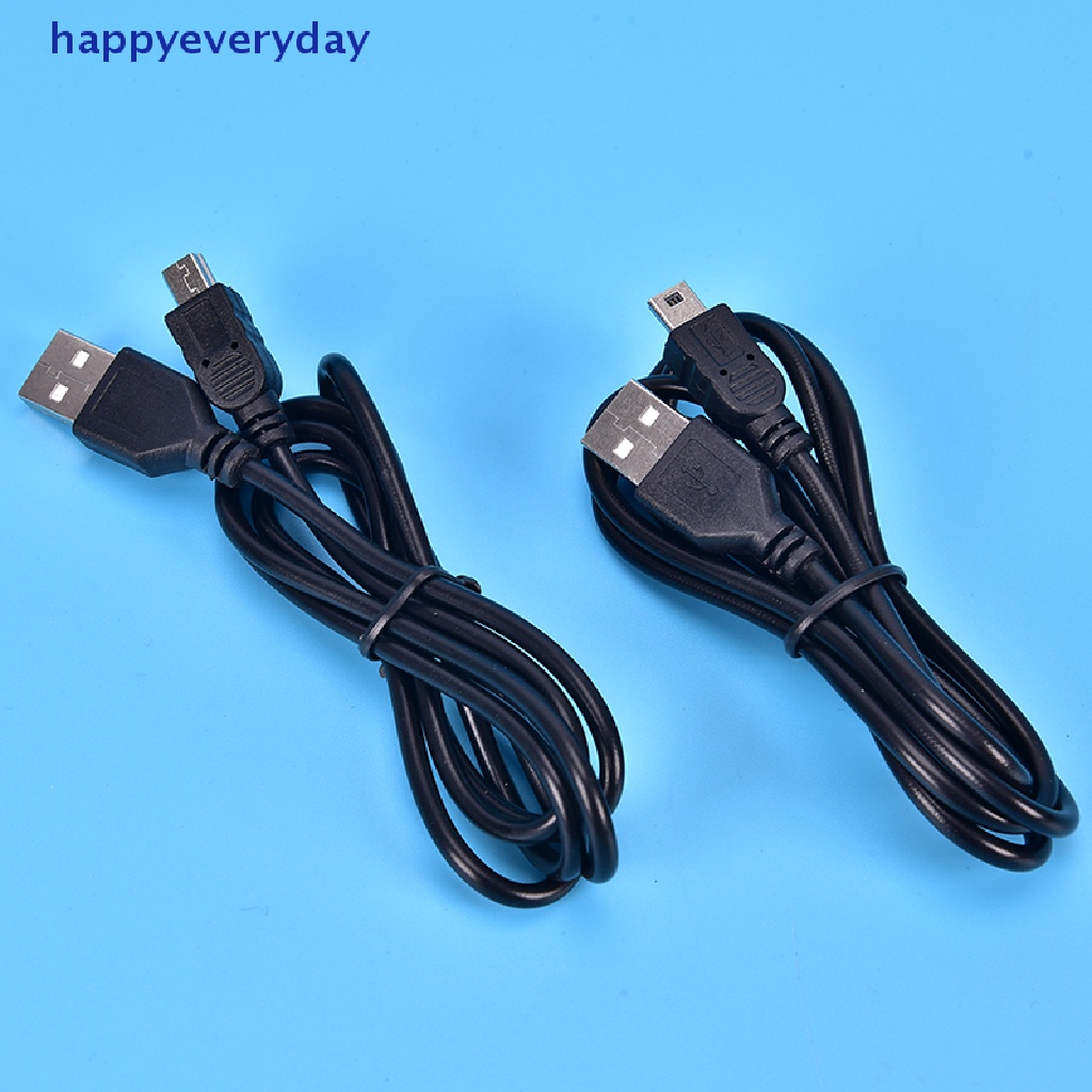 [happy] Kabel USB MINI Panjang 1m Sync &amp; Charge Lead Tipe A Ke 5pin B Charger Telepon [ID]