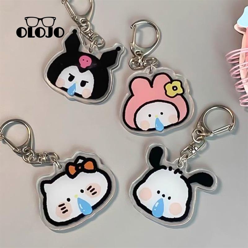 【COD】Keychain Nasal Sanrio Kuromi Pochacco Melody Keychain Kitty Aksesoris Liontin Akrilik