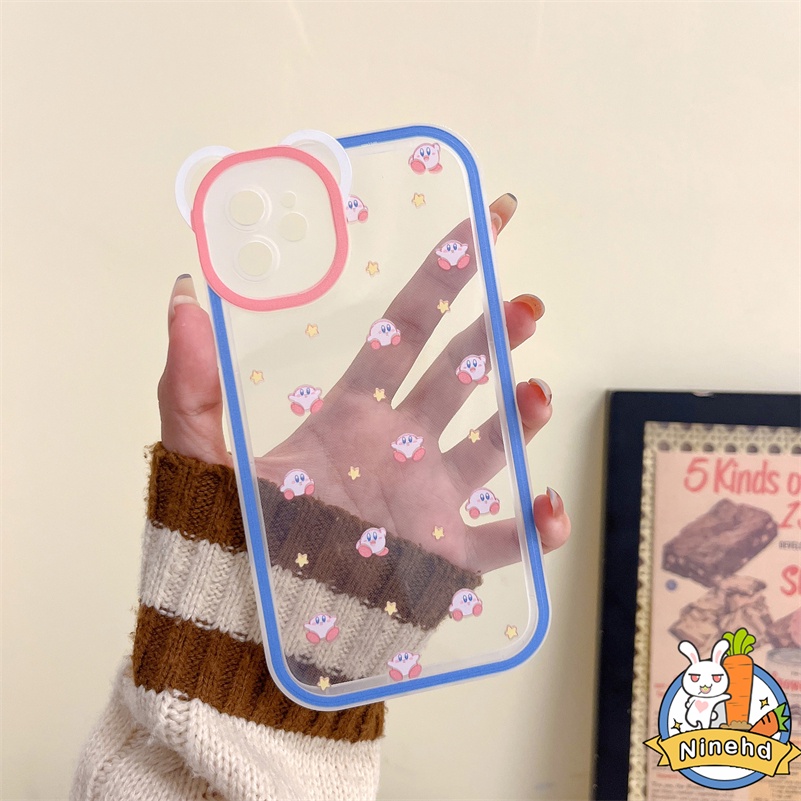 IPHONE Casing Kompatibel Untuk Iphone14 13 12 11 Pro Max X Xr Xs Max SE 8 7 6 6s Plus Kualitas Tinggi Sederhana Casing Ponsel Glossy Transparan Shockproof Clear Bumper Soft TPU Cover Pelindung