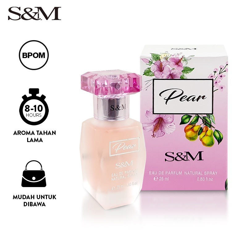 S&amp;M Eau De Parfum Pear 25ml