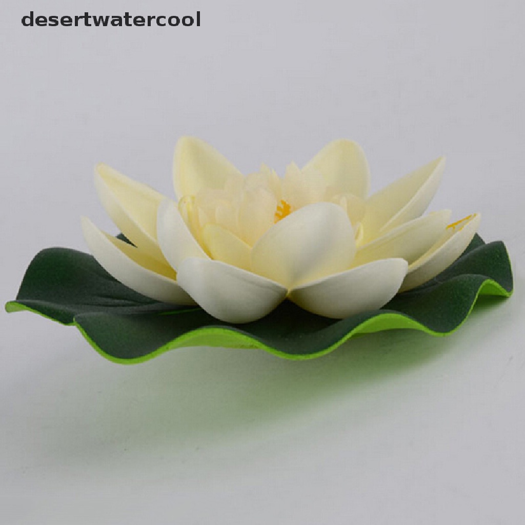 Deid Hotsale DIY Artificial Water Lotus Floag Bunga Ikan SPA Kolam Tanaman Deco Martijn