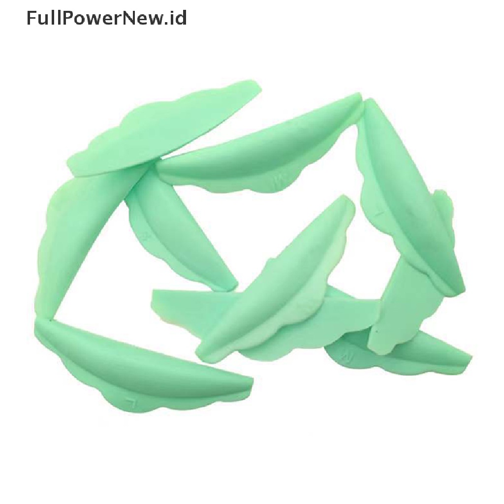 Power 5pasang Lash Lift Lifg Curlers Curl Silicone Shields Pads Hijau Reusable ID