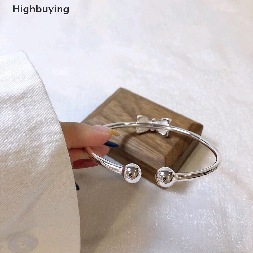 Hbid Adjustable Ikatan Simpul Perak Cuff Gelang Warna Silver Liontin Gelang Untuk Wanita Pembukaan Yang Dapat Disesuaikan Bangle Charm Fashion Pesta Perhiasan Glory