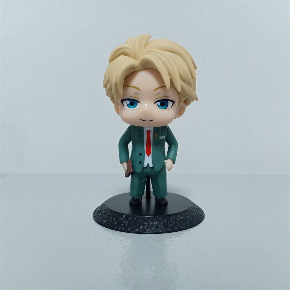 12cm/11cm Anya SPY FAMILY Forger Anime Inspired Model Mainan Postur Duduk Berdiri