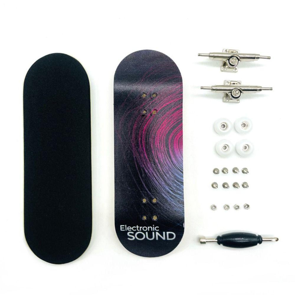 [Elegan] Jari Skateboard Hadiah Ulang Tahun Plastik Novelty Mini Skateboard Jari Skuter Simulasi Skateboard Profesional Mainan Edukasi Jari Mainan Papan Surfing