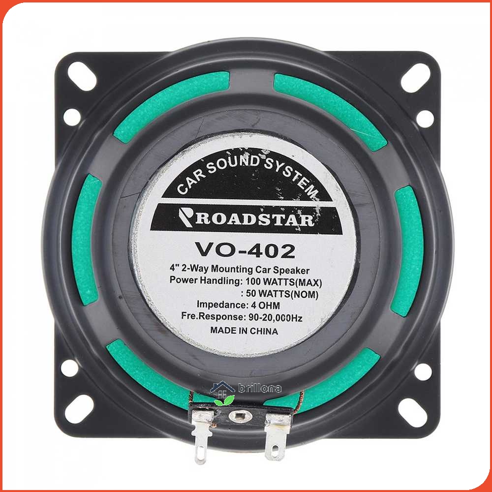 ROADSTAR Speaker Coaxial Mobil HiFi 4 Inch 100W 1 PCS - VO-402