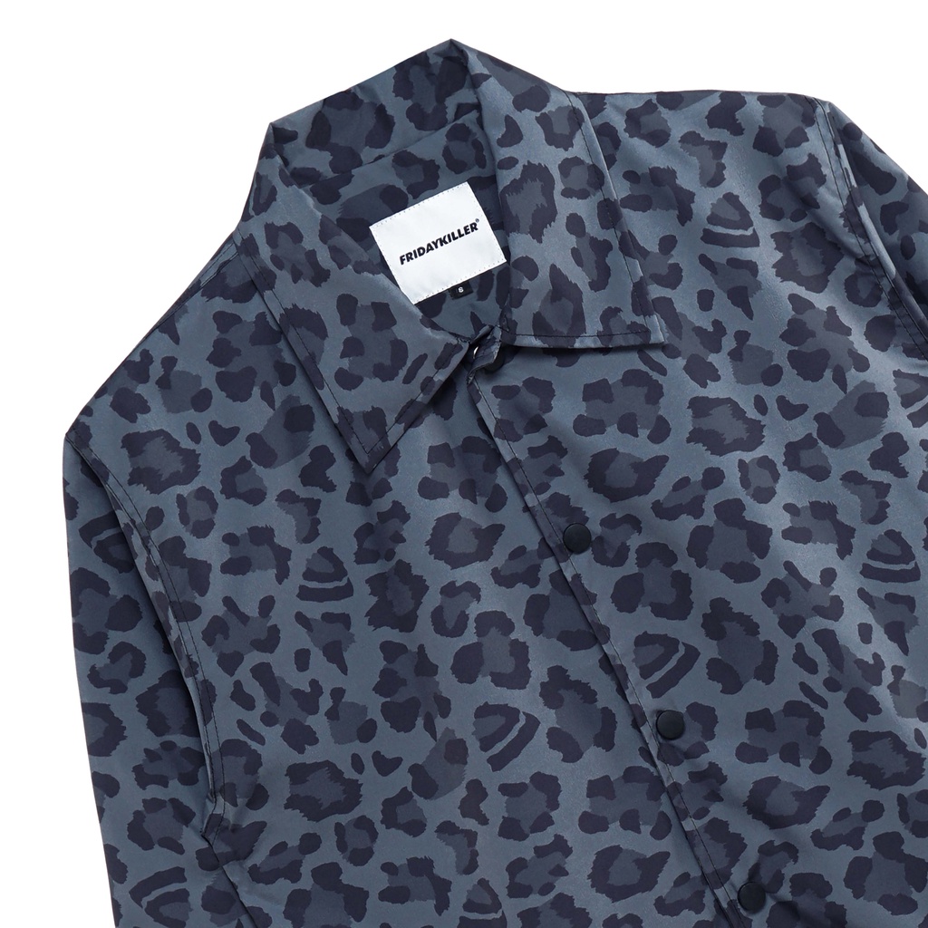 JAKET WINDBREAKER LEOPARD FRIDAY KILLER | LEO WINDBREAKER BLACK