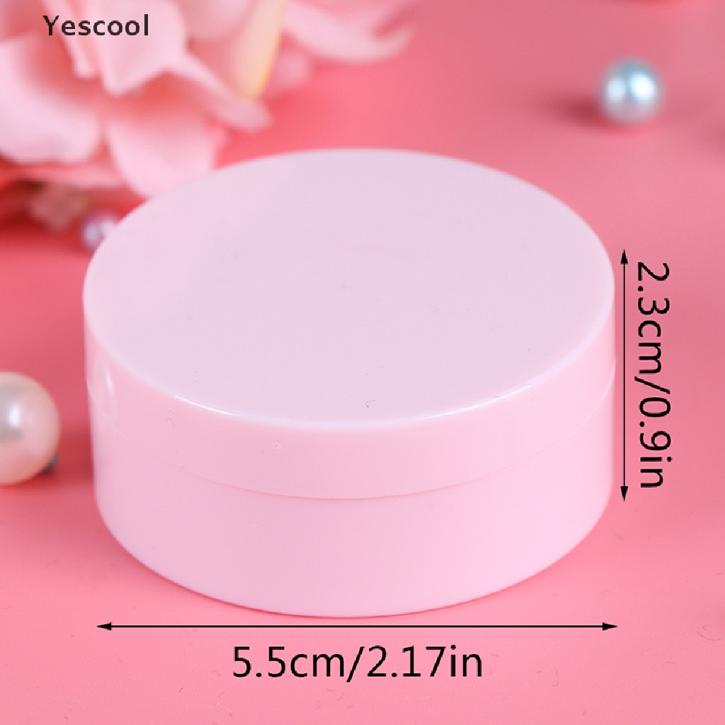 Yescool 50g Pot Longgar Kosong Dengan Saringan Wadah Jar Makeup Kosmetik Travel ID