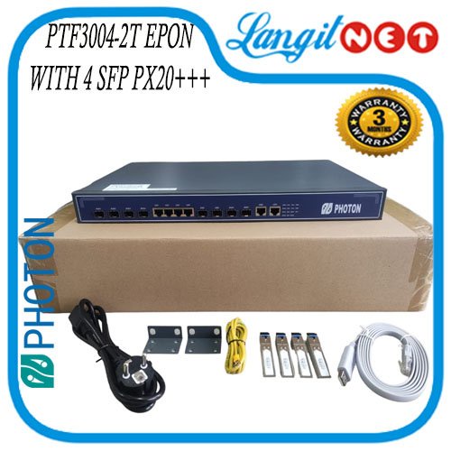 PHOTON PTF3004 2T L3 EPON OLT 4PON 10GE 4RJ45 4SFP PX20xxx