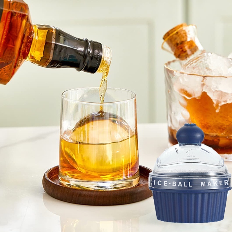 Cetakan Es Hoki Kue Kapasitas Besar Rumah Tangga/Permen Sederhana Warna Silikon Ice Ball Maker Alat Dapur