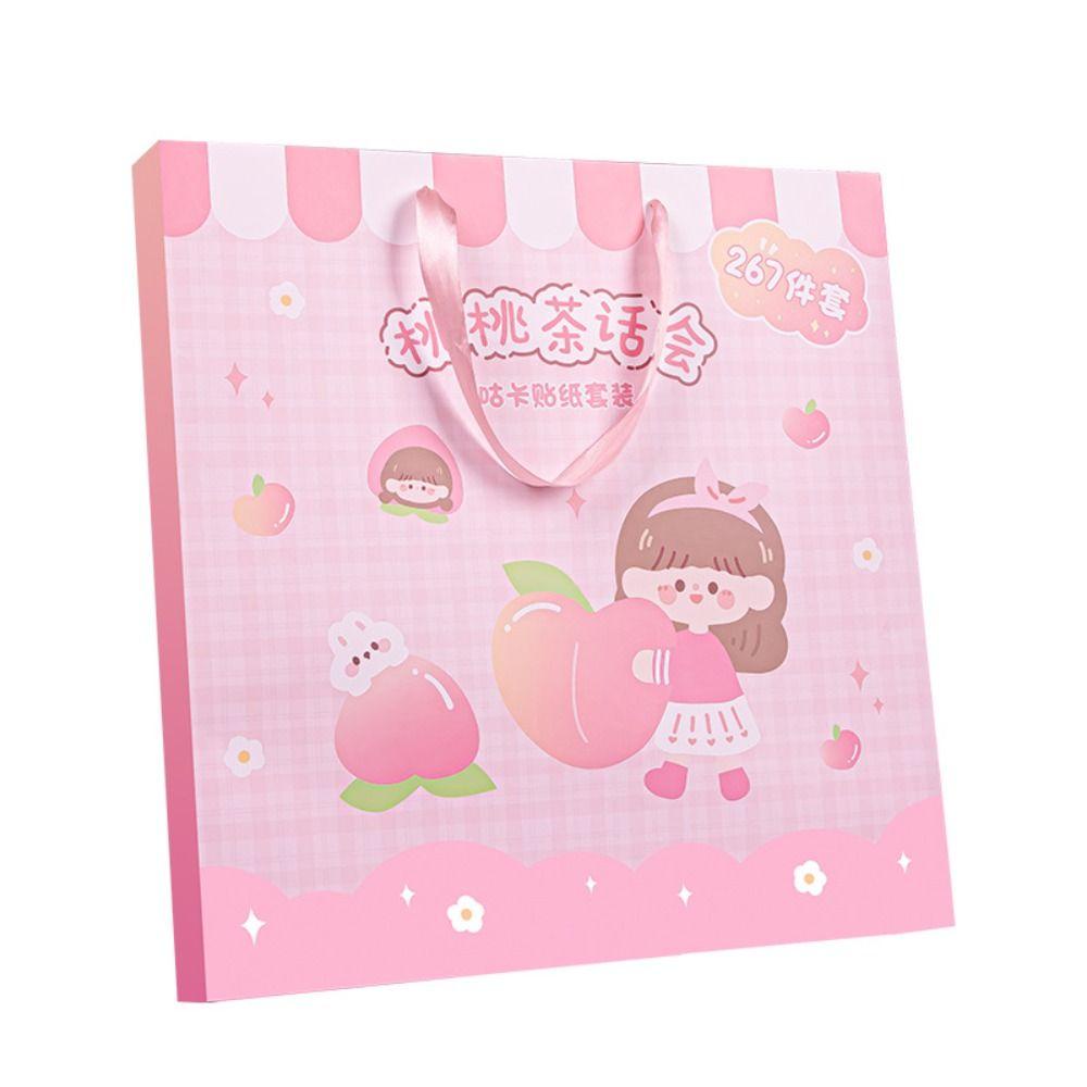 Mxbeauty Guka Cream Lem Stiker Perlengkapan Sekolah Diy Gantungan Kunci Alat Tulis Stiker Alat Tulis Bahan Kotak Penyimpanan Handbook Diy Handbook Bahan