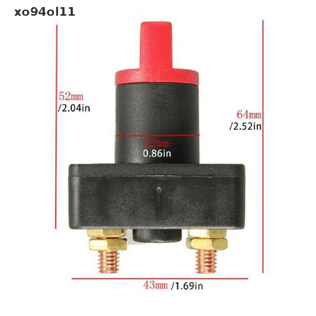 Xo 100A Master Disconnect Rotary Cut Off Isolator Kill Switch Van Mobil  Ol