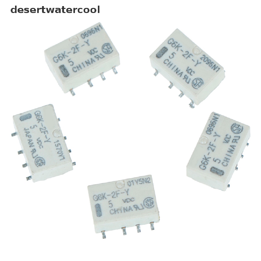 Deid 5pcs dc 5v smd g6k-2f-y relay Sinyal 8pin Untuk omron relay Martijn