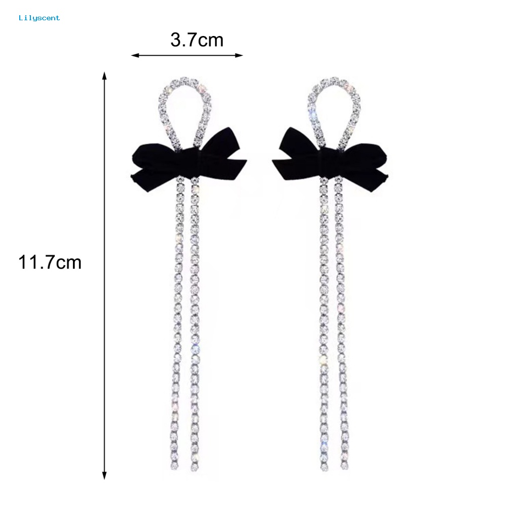 Lilyscent 1pasang Anting Wanita Tahan Korosi Untuk Gadis Mempesona Women Drop Earrings Fashion Perhiasan Hadiah Anti-Oksidasi