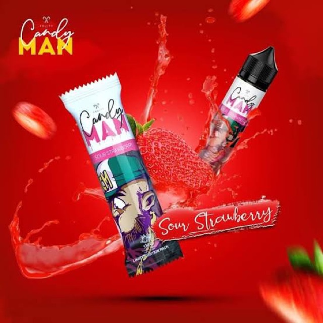 CANDY MAN SERIES 60ML 3MG by CANDYMAN JUICE FREEBASE