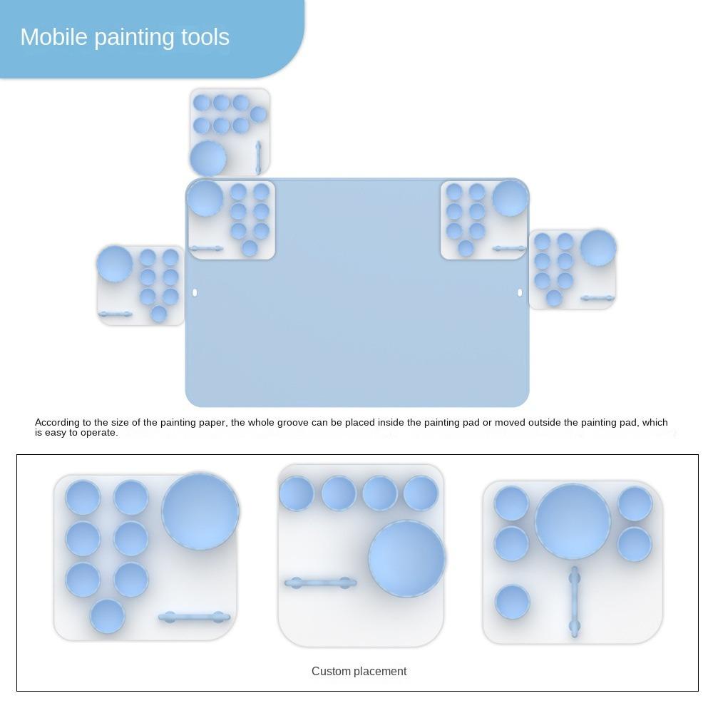 Tikar Lukisan Silikon Nanas Art Watercoloring Stamping Anti Lengket Craft Mat Untuk Melukis