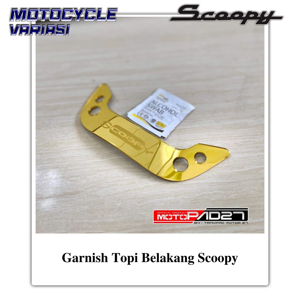 Garnish Atas Lampu Belakang Scoopy Garnis Buntut Scoopy