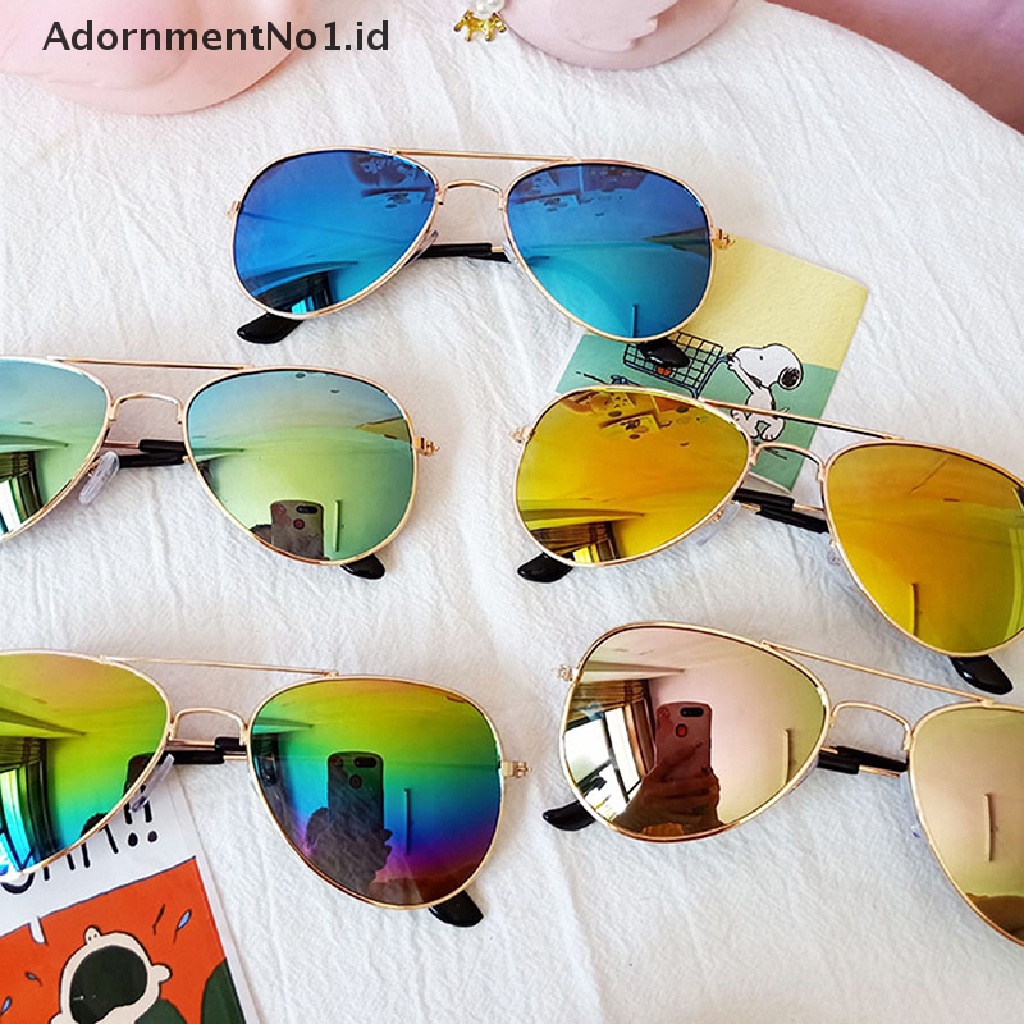 [AdornmentNo1] Unisex Anak Aviators Sunglasses Shades UV400 Fashion Classic Kids Kacamata [ID]