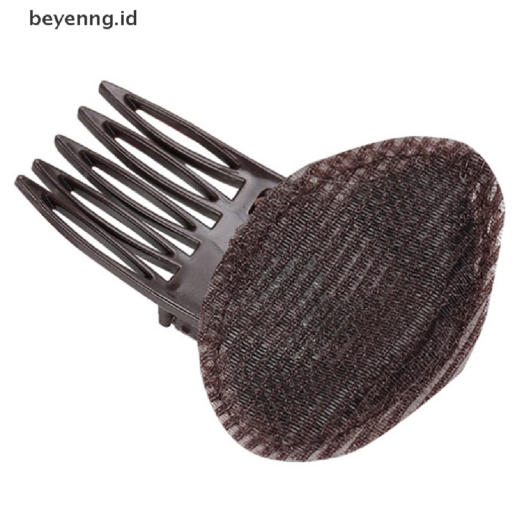Beyen Puff Hair Head Cushion Invisible Fluffy Hair Pad Spons Klip Untuk Wanita Perempuan ID